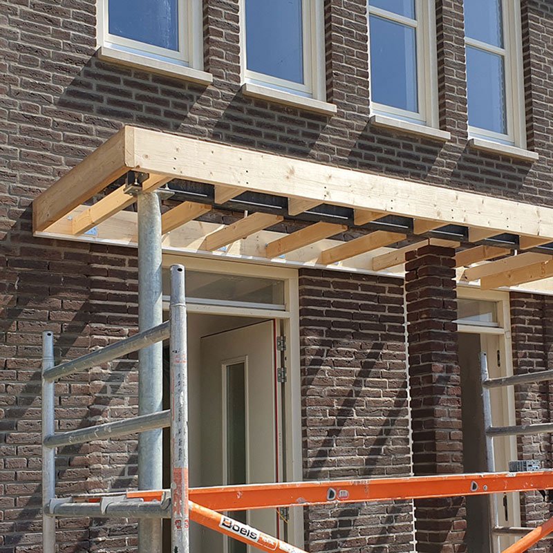 Montage van Houten Constructies in Den Haag